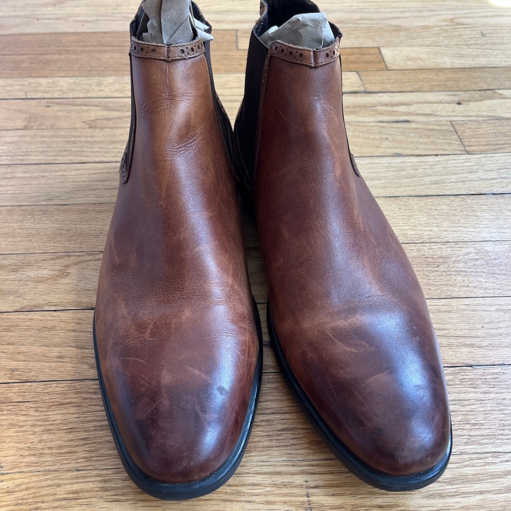 Men’s Size 12 Kenneth Cole Leather Chelsea Boots